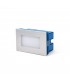LED Outdoor Recessed Wall Light Matt Nickel IP65 - 2