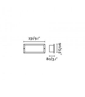 Grey Recess Mounting Box For Esca and Lisa Grey - 2
