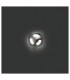 LED Recessed Outdoor Ground Light Matt Nickel IP67 - Three Direction - 2