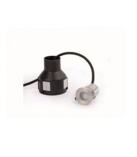 LED Recessed Outdoor Ground Lamp Matt Nickel with Driver 3000K IP67 - 1