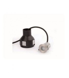 LED Recessed Outdoor Ground Lamp Matt Nickel IP67 - 1