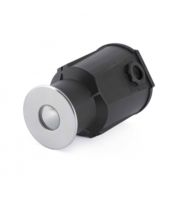 LED Recessed Outdoor Ground Light Matt Nickel IP67 - 1