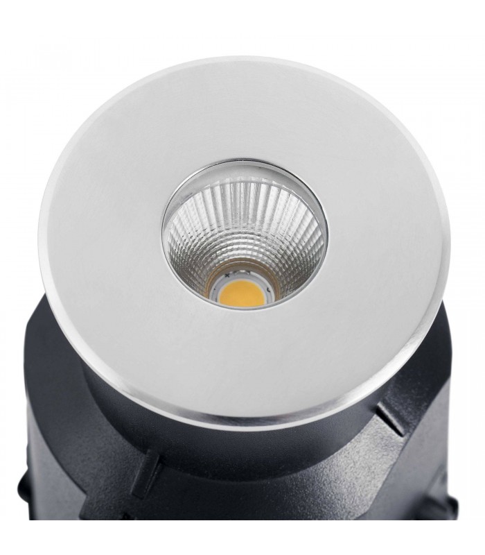 LED Recessed Outdoor Ground Light Matt Nickel IP67 - 2