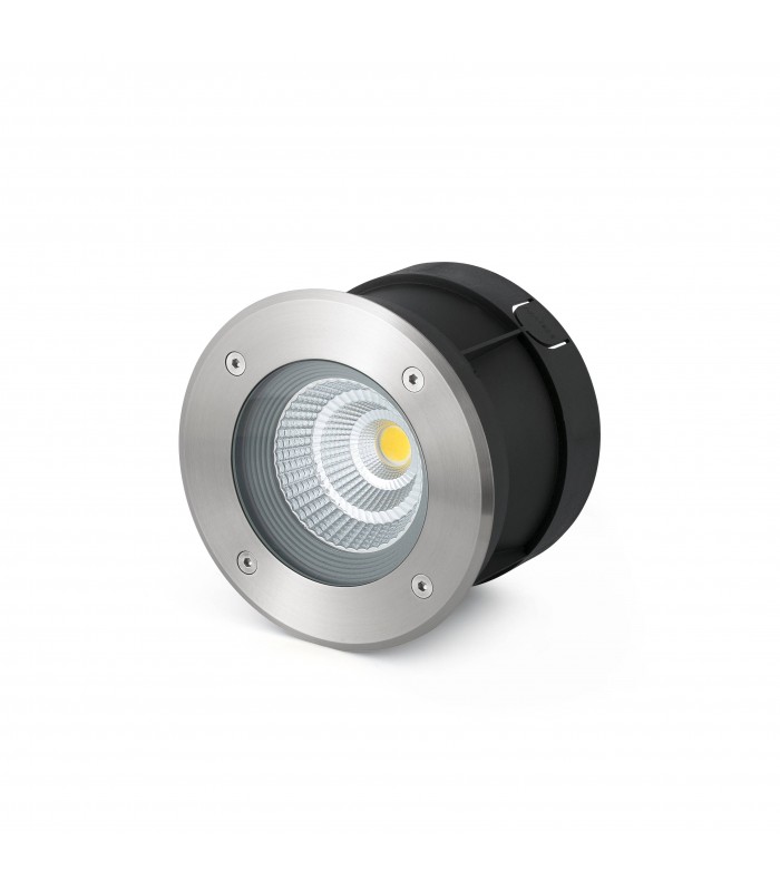 LED Outdoor Recessed Spotlight Narrow Beam Angle Matt Nickel IP67 - 1