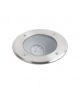 LED Outdoor Recessed Spotlight Matt Nickel IP67 - 1