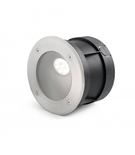 LED Outdoor Recessed Spotlight Matt Nickel IP67 - 2