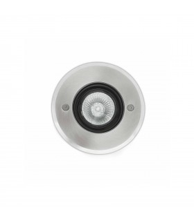 1 Light Small Outdoor Recessed Spotlight Matt Nickel IP67, GU10 - 2