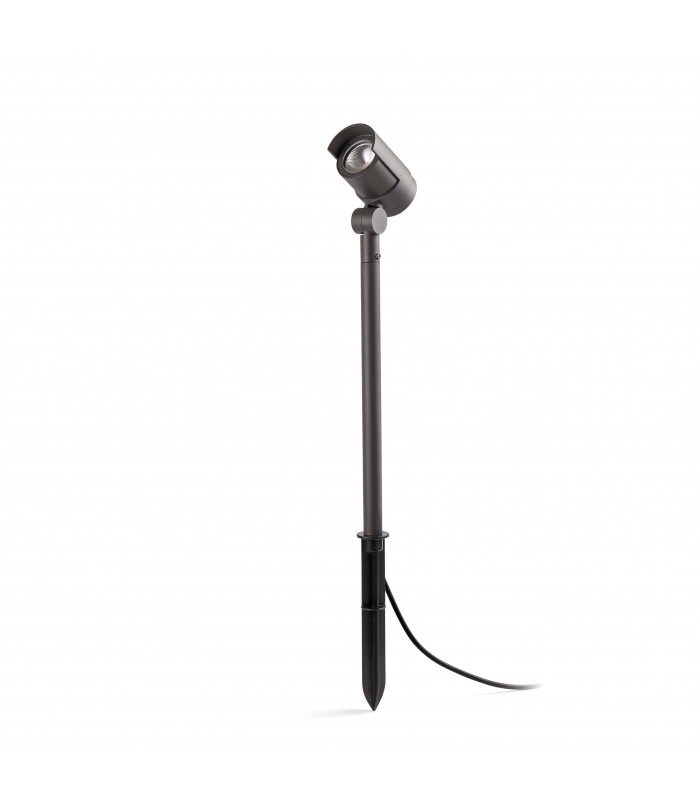 LED Outdoor Tall Spike Light Dark Grey IP65 - 1