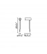 LED Outdoor Short Spike Light Black IP44 - 2