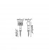 Outdoor Plug On Spike Black IP44 - 2