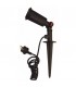 1 Light Outdoor Spike Light Black IP44, E27 - 1