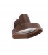 1 Light Outdoor Wall Light Brown IP44, GU10 - 1