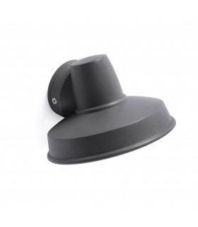 1 Light Outdoor Wall Light Dark Grey IP44, GU10 - 1