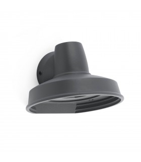 1 Light Outdoor Wall Light Dark Grey IP44, GU10 - 2