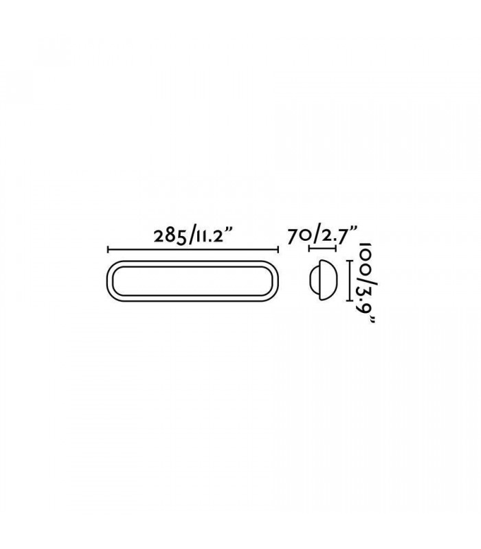 LED Outdoor Wall Light White IP65 - 3