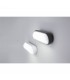 LED Outdoor Wall Light White, Dark Grey IP65 - 2