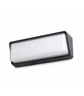 LED Outdoor Wall Light White, Dark Grey IP65 - 1