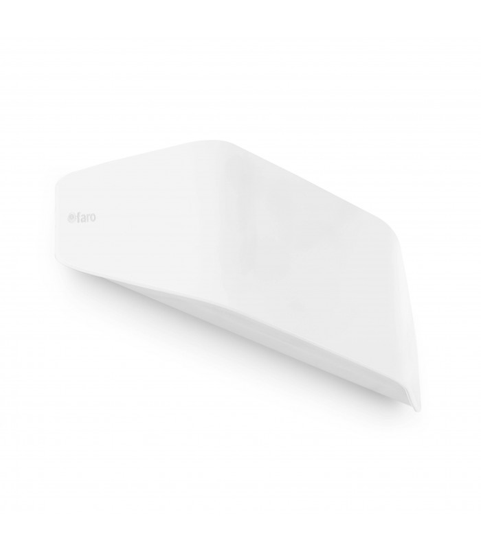 1 Light Outdoor Wall Light White IP44, E27 - 1