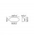 1 Light Outdoor Wall Light White IP44, E27 - 3