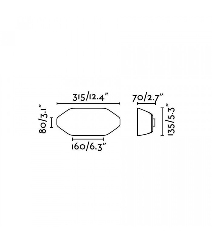 1 Light Outdoor Wall Light White IP44, E27 - 3