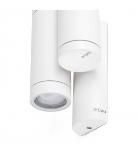 4 Light Outdoor Wall Light White IP44, GU10 - 2