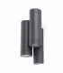 4 Light Outdoor Wall Light Dark Grey IP44, GU10 - 1