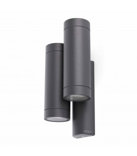 4 Light Outdoor Wall Light Dark Grey IP44, GU10 - 1