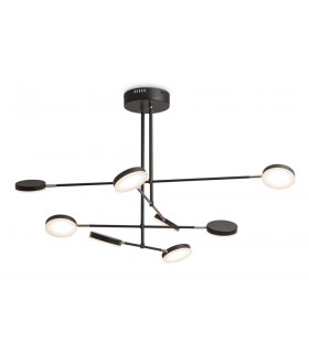 Modern Fad Integrated LED Black Pendant Ceiling Light-1