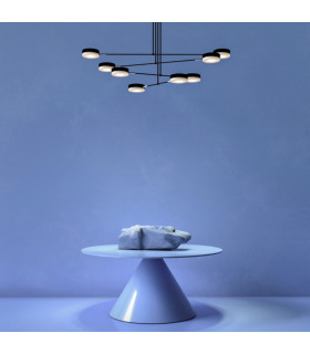 Modern Fad Integrated LED Black Pendant Ceiling Light-2