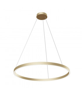 Modern Rim Integrated LED Brass Ring Pendant Ceiling Light-1