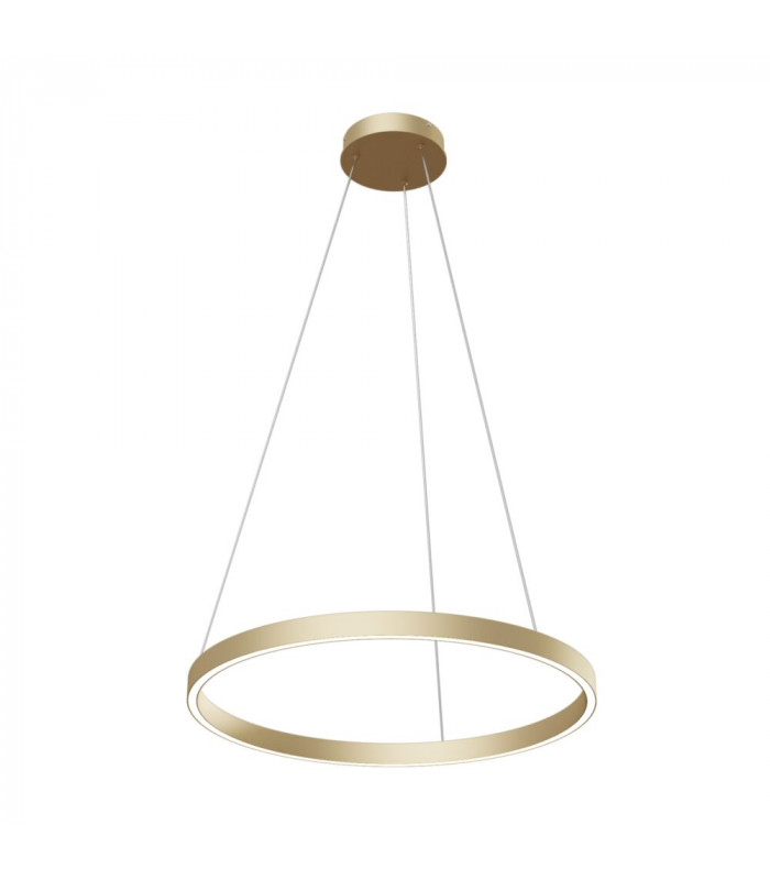 Modern Rim Integrated LED Brass Ring Pendant Ceiling Light-1