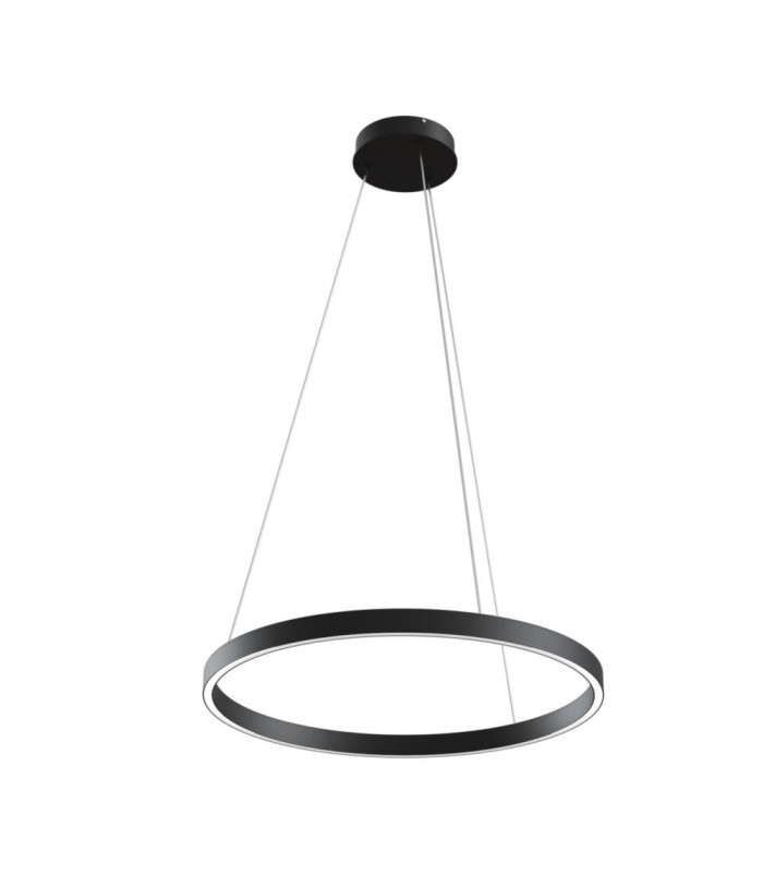 Modern Rim Integrated LED Black Ring Pendant Ceiling Light