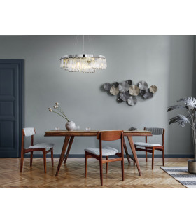 Modern Colline 9 Light Chrome Pendant Ceiling Light-2