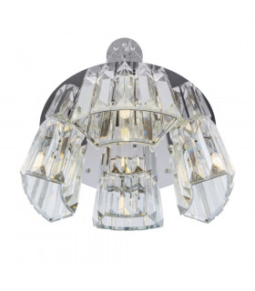 Modern Colline 4 Light Chrome Pendant Ceiling Light