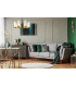 Modern Fortano 8 Light Brass Chandelier Glass Shade-2