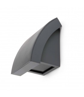 1 Light Outdoor Wall Light Dark Grey IP44, GU10 - 1