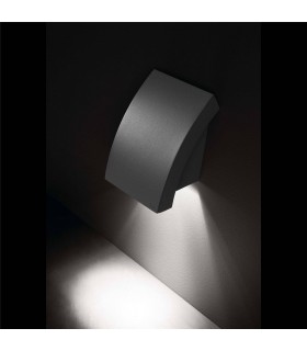 1 Light Outdoor Wall Light Dark Grey IP44, GU10 - 2