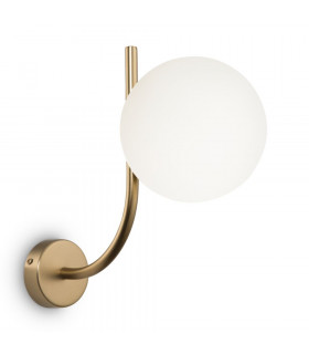 Modern Rendez-vous Brass Wall Lamp Glass Shade