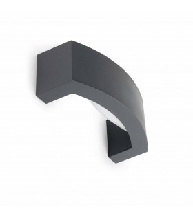 1 Light Outdoor Wall Light Dark Grey IP44, E27 - 1