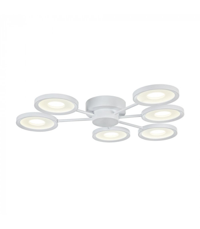 Modern Aprilia Integrated LED White Multi Arm Ceiling Lamp