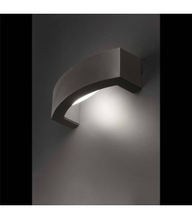 1 Light Outdoor Wall Light Dark Grey IP44, E27 - 2