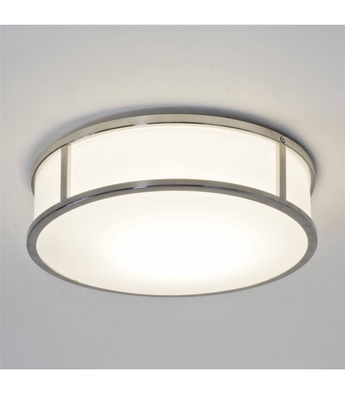 1 Light Bathroom Ceiling Light Polished Chrome IP44, E27 - 1