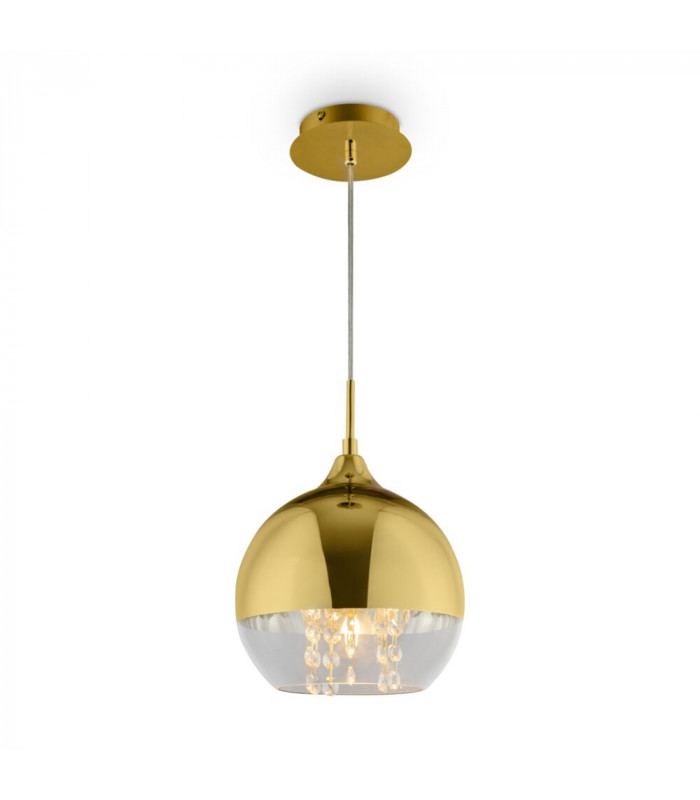 Modern Fermi Gold Dome Pendant Ceiling Light