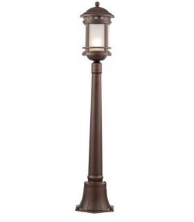 Outdoor Salamanca Brown Bollard Landscape Light IP44