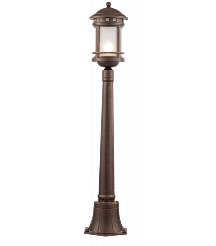 Outdoor Salamanca Brown Bollard Landscape Light IP44