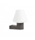 1 Light Outdoor Globe Wall Light Dark Grey IP44, E27 (SHADE NOT INCLUDED) - 2