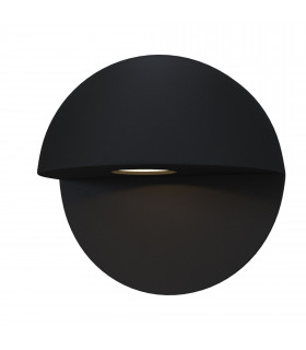 Outdoor Mezzo Integrated LED Black Surface Mounted Wall Lamp IP54