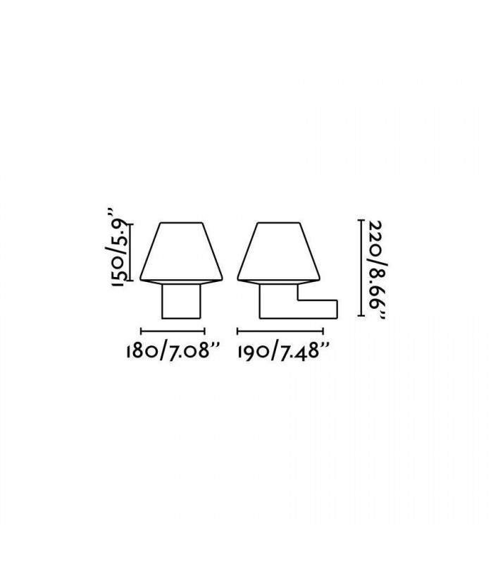 1 Light Outdoor Globe Wall Light Dark Grey IP44, E27 (SHADE NOT INCLUDED) - 3