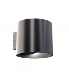 Technical Rond Black Up Down Wall Lamp