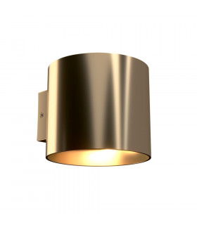 Technical Rond Matt Gold Wall Lamp